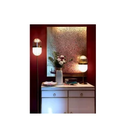 KDesign Obraz Touched Flower Boat Gold Pink 80 cm x 100 cm