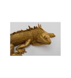 KDesign Ozdoba ścienna LIZARD 31 x 11 cm złota