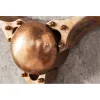 Invicta Interior Ozdoba Ścienna Mystic Screw III 90 Cm Miedziana