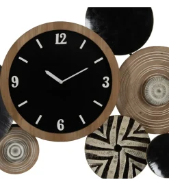 Zona-Design Ozdoba ścienna RELOJNA 128 cm czarna