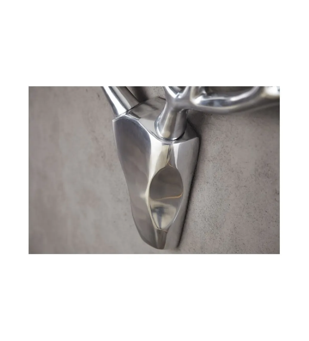 Invicta Interior Ozdoba ścienna Rogi Veado Aluminium