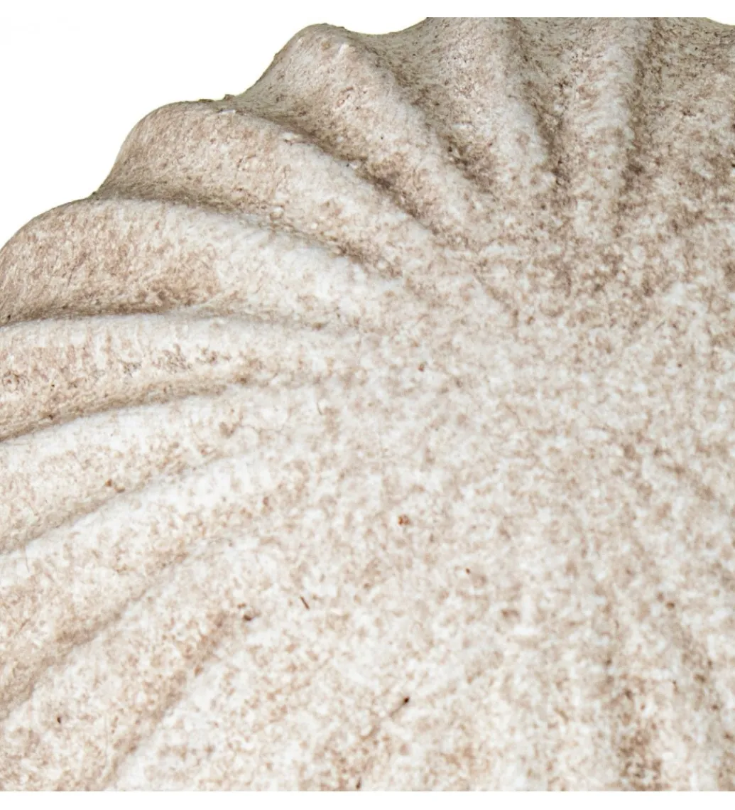 Exclusivas Ozdoba RUSTIC 12 cm ceramiczna kula biała