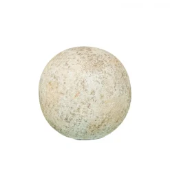 Exclusivas Ozdoba RUSTIC 10 cm ceramiczna kula biała