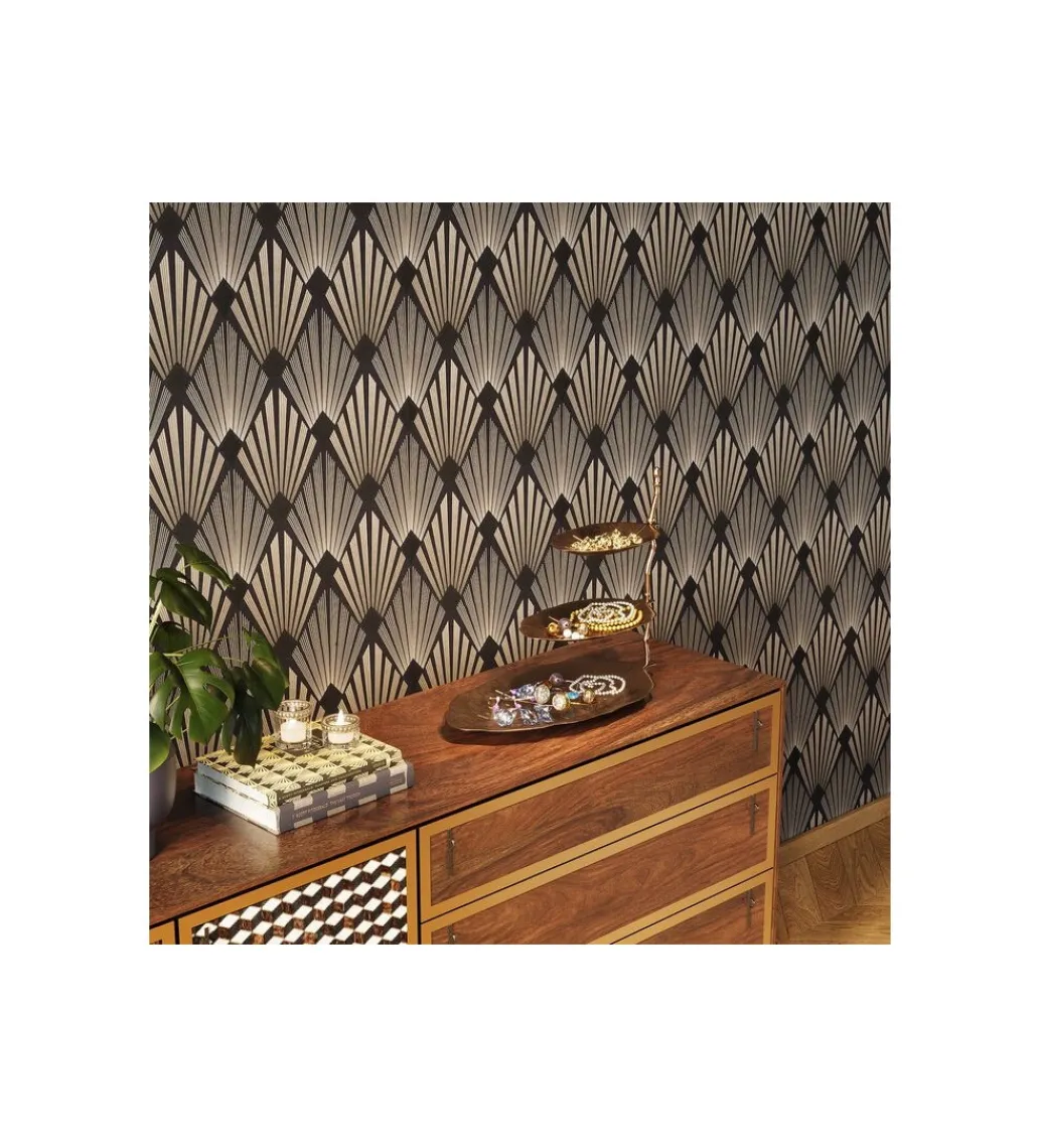 KDesign Patera Leaf 32 cm złota