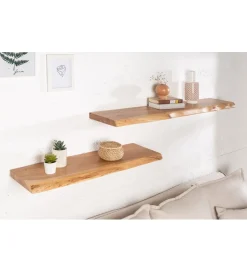 Invicta Interior - przedsprzedaż Półka Ścienna ARKTYKA Mammut 115 Cm Akacja honey