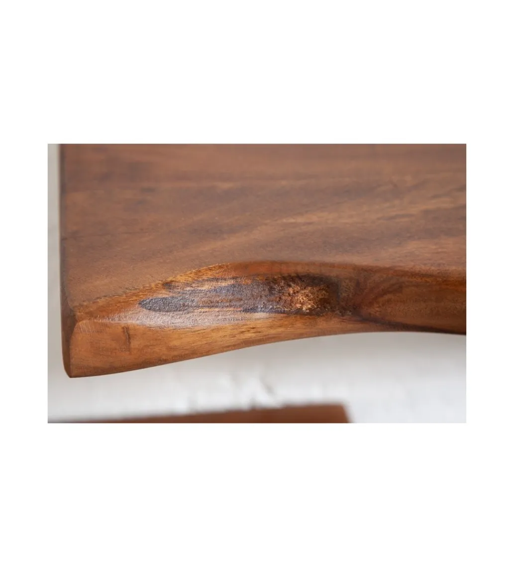 Invicta Interior - przedsprzedaż Półka Ścienna ARKTYKA Mammut 115 Cm Akacja honey