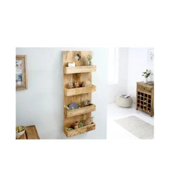 Invicta Interior Półka ścienna CASTELO 80 cm drewno mango