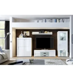 MCA Linia Włoska Półka ścienna EASY 138 cm biała