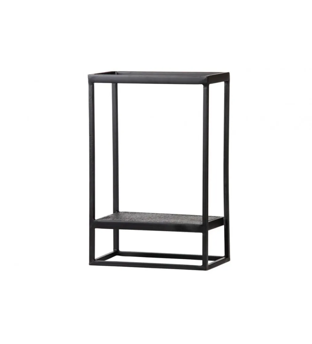 WOOOD Półka ścienna FEBE 40 cm czarna