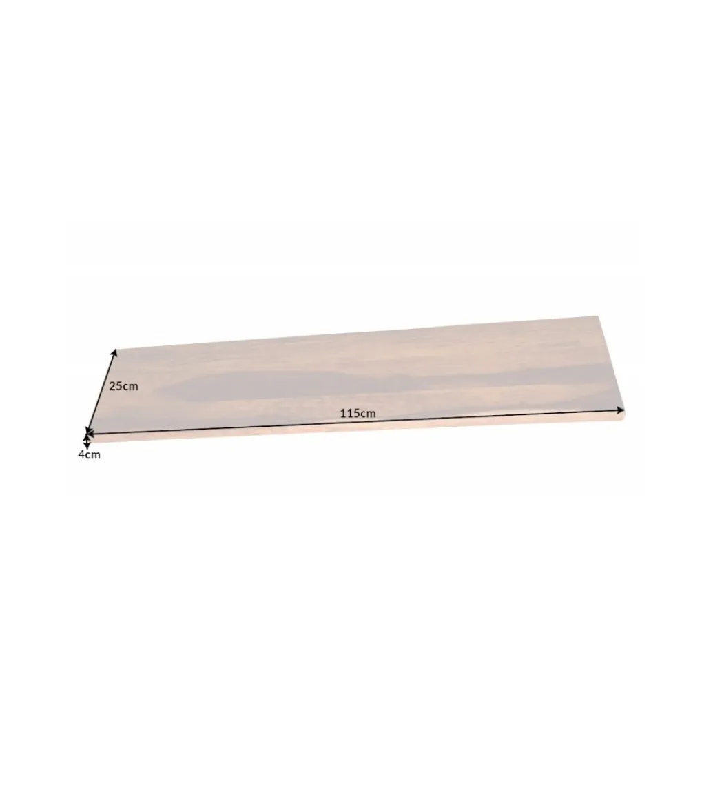Invicta Interior Półka ścienna FOX 115 cm drewmo Sheesham