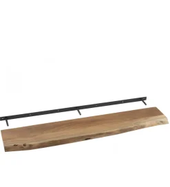 J-Line Półka ścienna GERARD 115 cm drewno akacja
