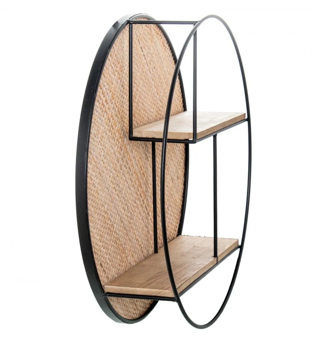 Exclusivas Półka ścienna LUNAV 50 cm wiklina