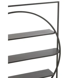J-Line Półka ścienna NEWS 80 cm czarna
