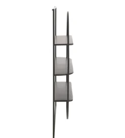 J-Line Półka ścienna NEWS 80 cm czarna