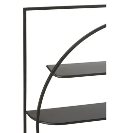 J-Line Półka ścienna NEWS 80 cm czarna