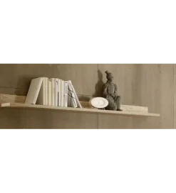 MCA Linia Włoska Półka ścienna PALMA 158 Cm w kolorze dębowym