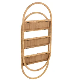 J-Line Półka ścienna Plank 56 cm rattan