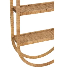 J-Line Półka ścienna Plank 56 cm rattan