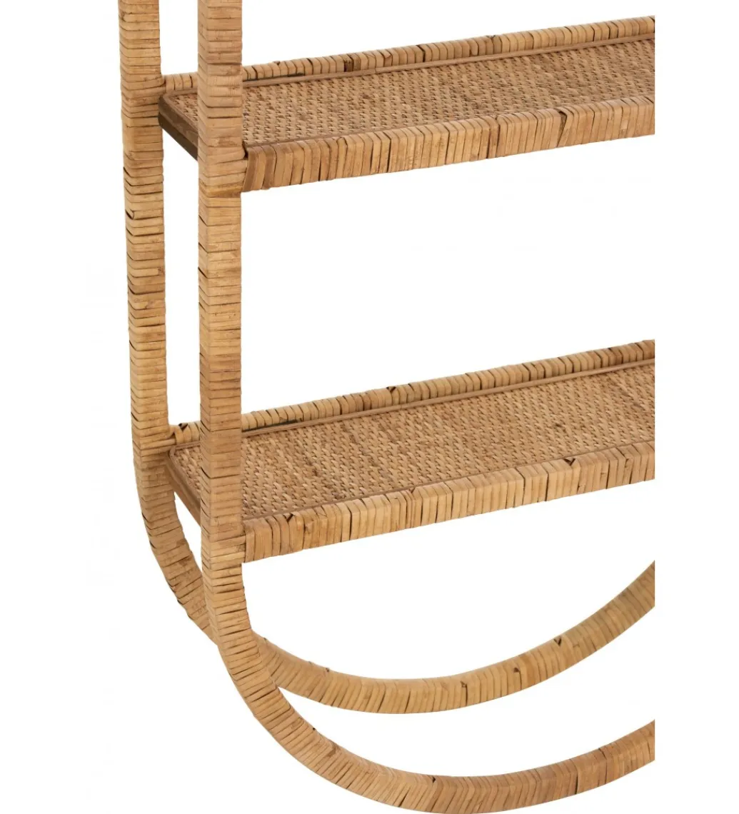 J-Line Półka ścienna Plank 56 cm rattan