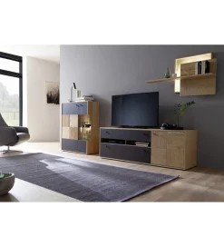 MCA Półka ścienna VALENCIA 120 cm naturalna