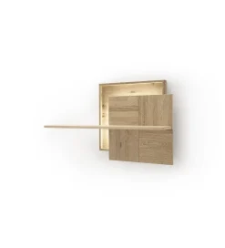 MCA Półka ścienna VALENCIA 120 cm naturalna