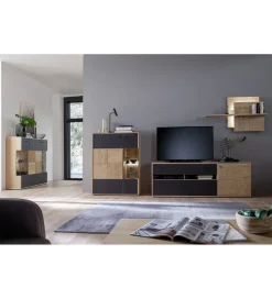 MCA Półka ścienna VALENCIA 120 cm naturalna