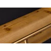 Invicta Interior - przedsprzedaż Półka HERITAGE 75 cm złota drewno sosny