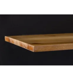 Invicta Interior - przedsprzedaż Półka HERITAGE 75 cm złota drewno sosny