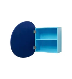 KARE Półka NIMBUS 85 cm niebieska