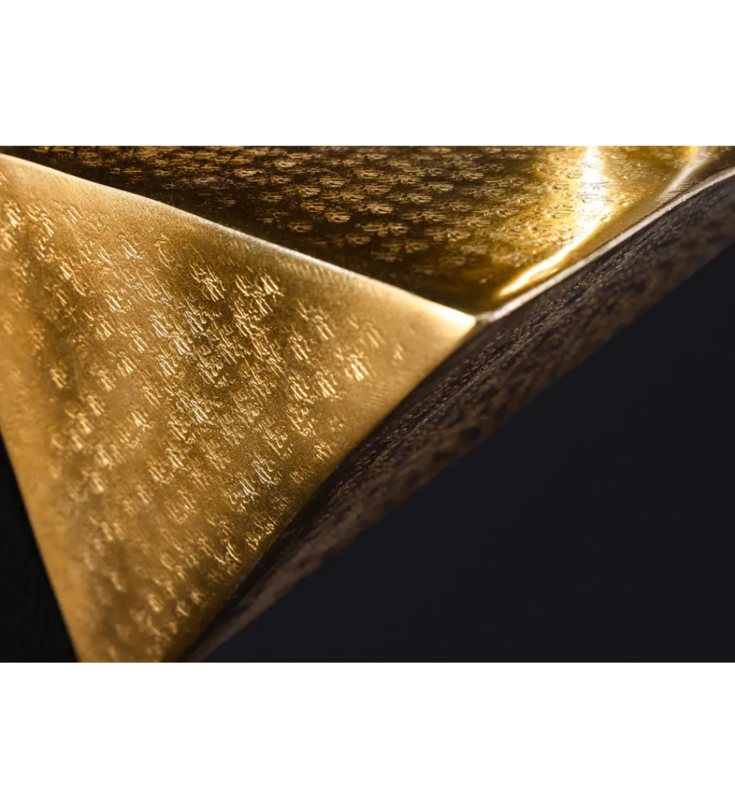 Invicta Interior - przedsprzedaż Półka PYRAMID 40 cm złota