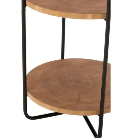 J-Line Półka VONI 43 cm w optyce drewna