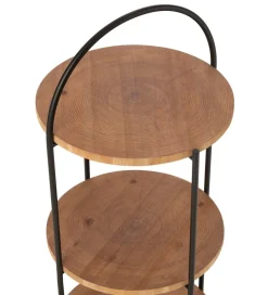 J-Line Półka VONI 43 cm w optyce drewna