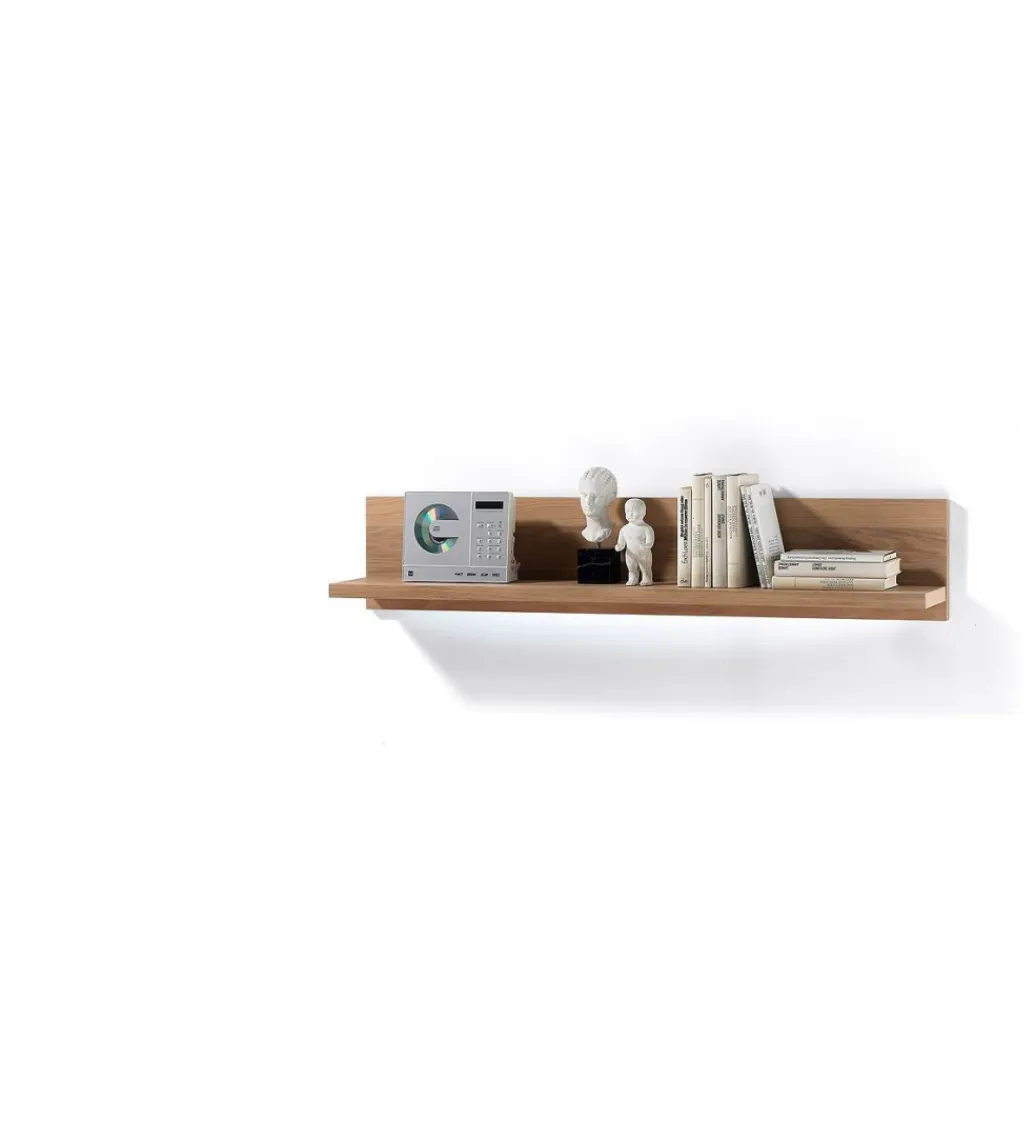 MCA Półka wisząca ESPERO 124 cm Dąb Sękaty W Kolorze Bianco