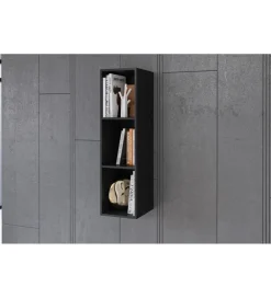 Helvetia Półka wisząca HELIO 30 cm czarna