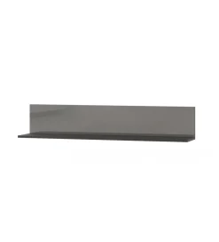 Helvetia Półka wisząca HELIO 120 cm szaro czarna