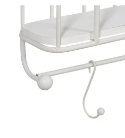 Zona-Design Półka z haczykami ANOER 66 cm biała