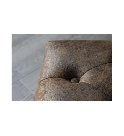 Invicta Interior Podnóżek Chesterfield antyczny brąz