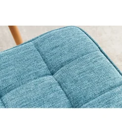 Invicta Interior Podnóżek Scandinavia 60 cm niebieski