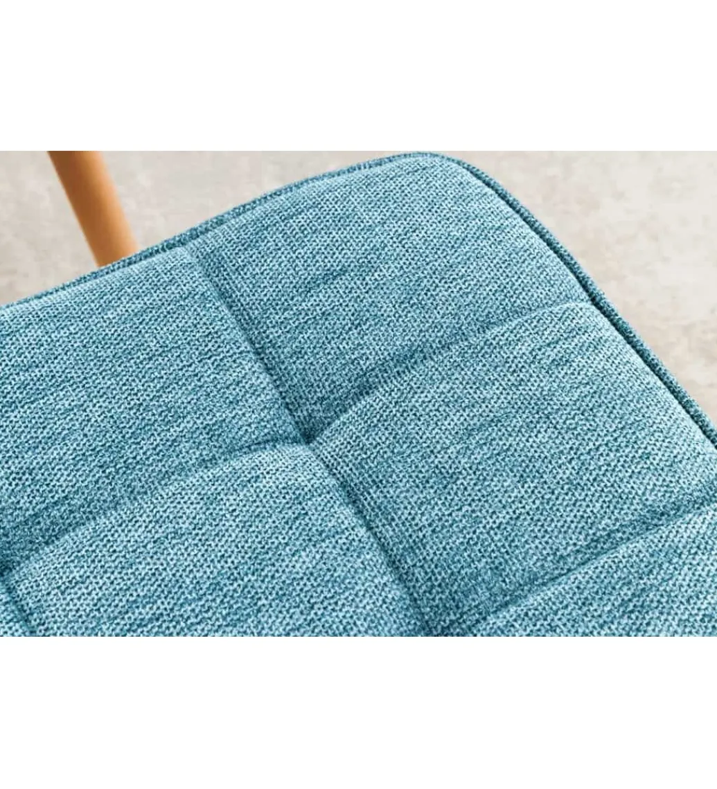 Invicta Interior Podnóżek Scandinavia 60 cm niebieski