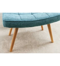 Invicta Interior Podnóżek Scandinavia 60 cm niebieski