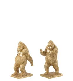 J-Line Podpora na książki Gorilla set 2 złota