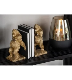 J-Line Podpora na książki Gorilla set 2 złota
