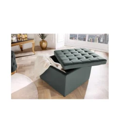 Invicta Interior Pufa ALETTA 60 cm szara
