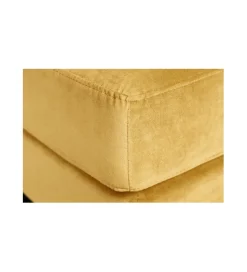 Invicta Interior Pufa CANIS Velvet 80 cm musztardowo - źółta