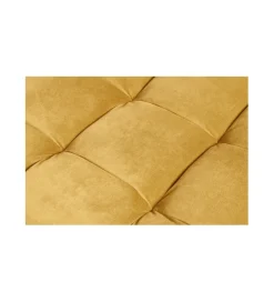Invicta Interior Pufa CANIS Velvet 80 cm musztardowo - źółta