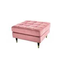 Invicta Interior Pufa CANIS Velvet 80 cm różowy