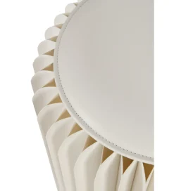 J-Line Pufa FOLDABLE 42 cm biała