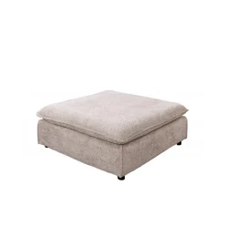 Invicta Interior Pufa HEAVENLY Heaven 100 cm Bouclé beżowa