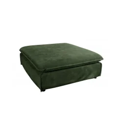 Invicta Interior Pufa HEAVENLY Heaven 100 cm ciemnozielona