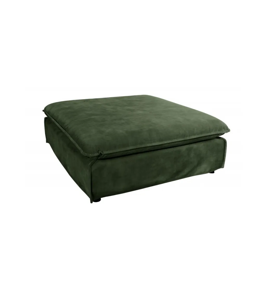 Invicta Interior Pufa HEAVENLY Heaven 100 cm ciemnozielona